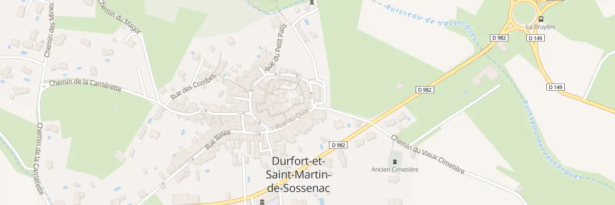 Plan du 5023 Le Village à Durfort-et-Saint-Martin-de-Sossenac