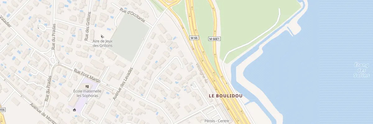 Plan du 21 Rue de l’Etang à Pérols