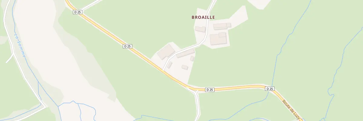 Plan du 282 Broaille à Issy-l’Évêque