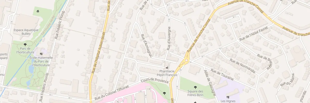 Plan du 17 Rue d’Armagnac à Épernay