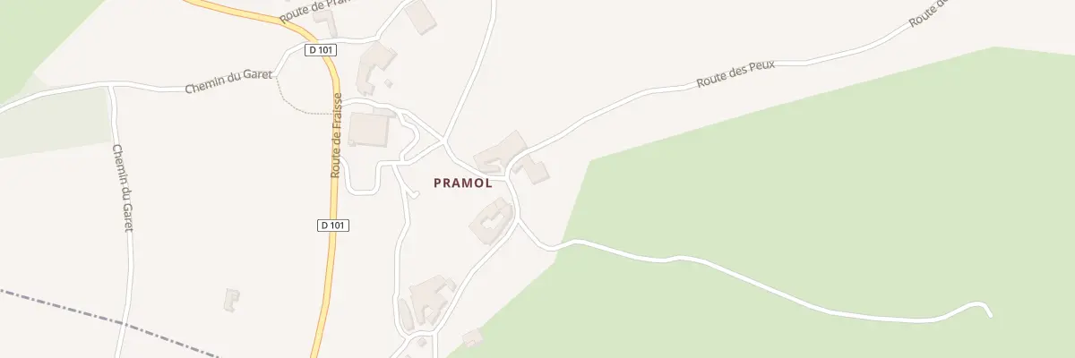 Plan du 449 Pramol à Saint-Bonnet-le-Courreau