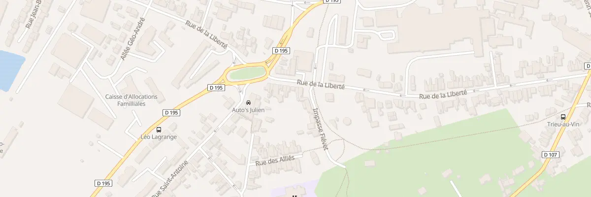 Plan du 71T Rue de la Liberté à Maubeuge