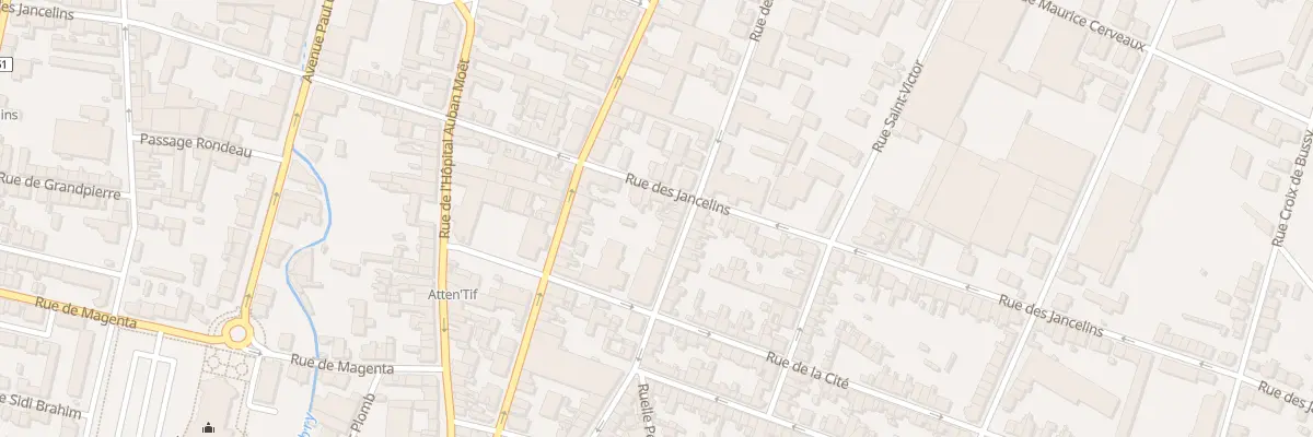 Plan du 28 Rue des Huguenots à Épernay
