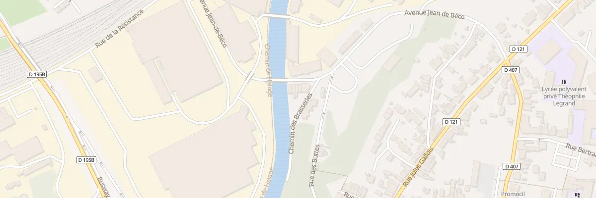 Plan du 25 Av de l’Abbe Jean de Beco à Louvroil