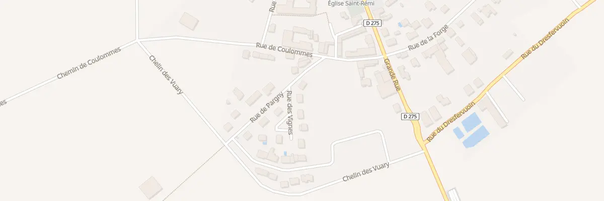 Plan du 3 Rue des Vignes à Ormes