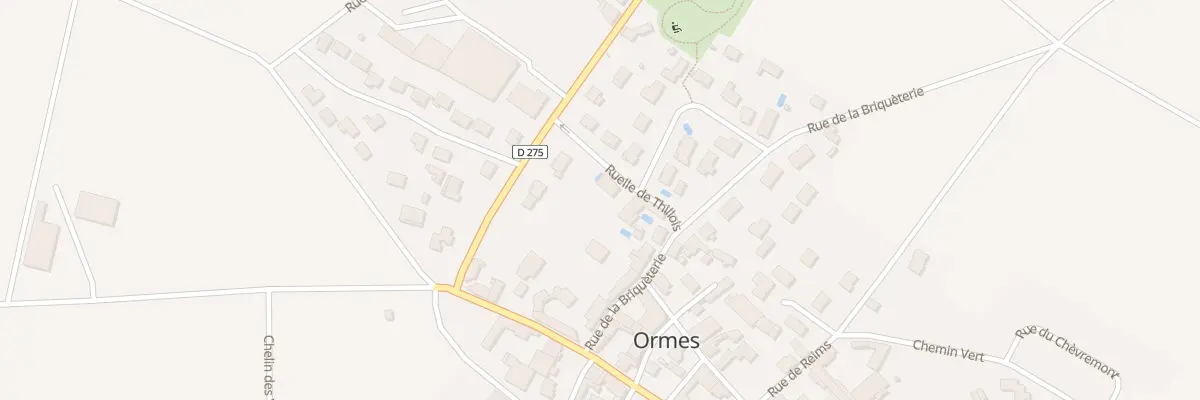Plan du 3 Rle de Thillois à Ormes