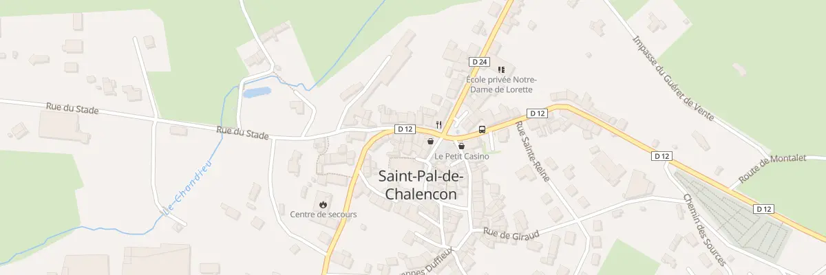Plan du 7 Rue de l’Argentière à Saint-Pal-de-Chalencon