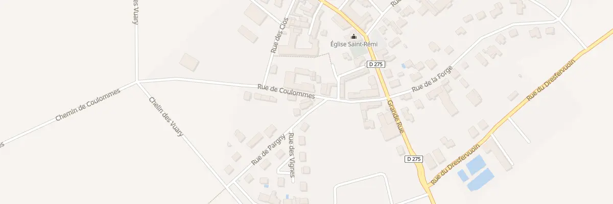 Plan du 1 Rue de Coulommes à Ormes