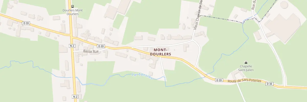 Plan du 21 Rte de Sars - Poteries à Dourlers