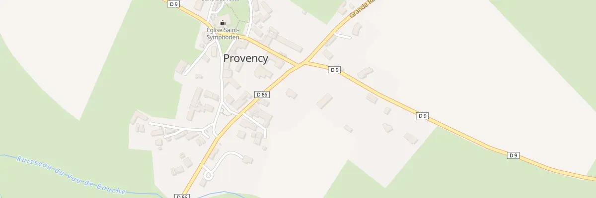 Plan du 18 Grande Rue à Provency