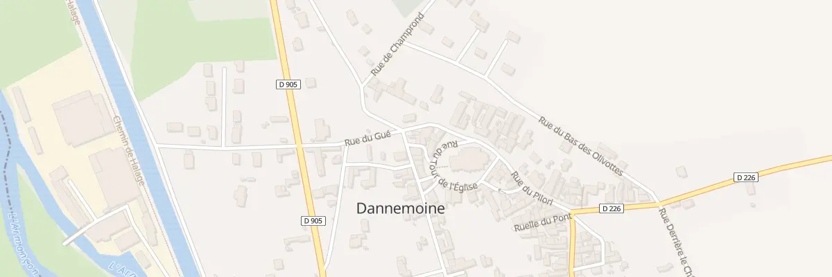 Plan du 137 Le Village à Dannemoine