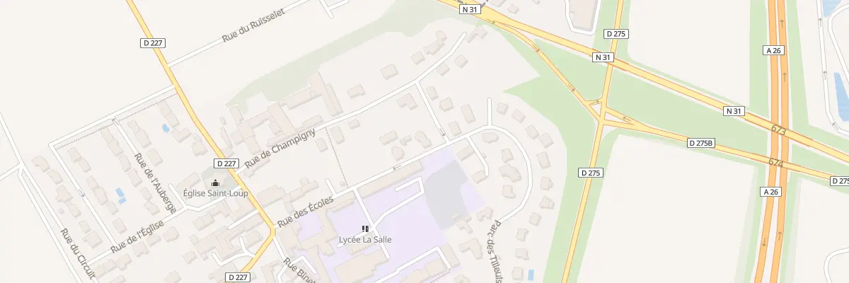Plan du 4 Rue de la Belle Image à Thillois
