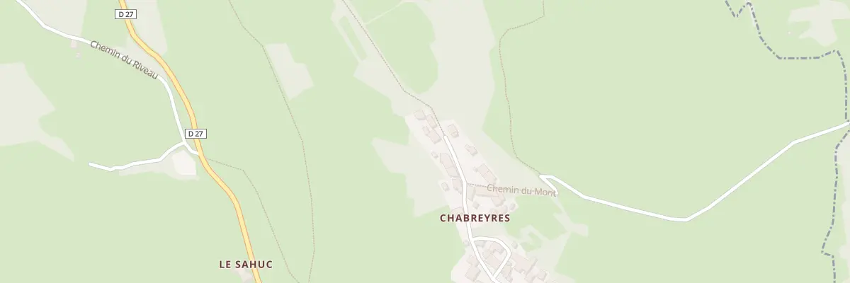 Plan du 5043 Chabreyres à Chadron