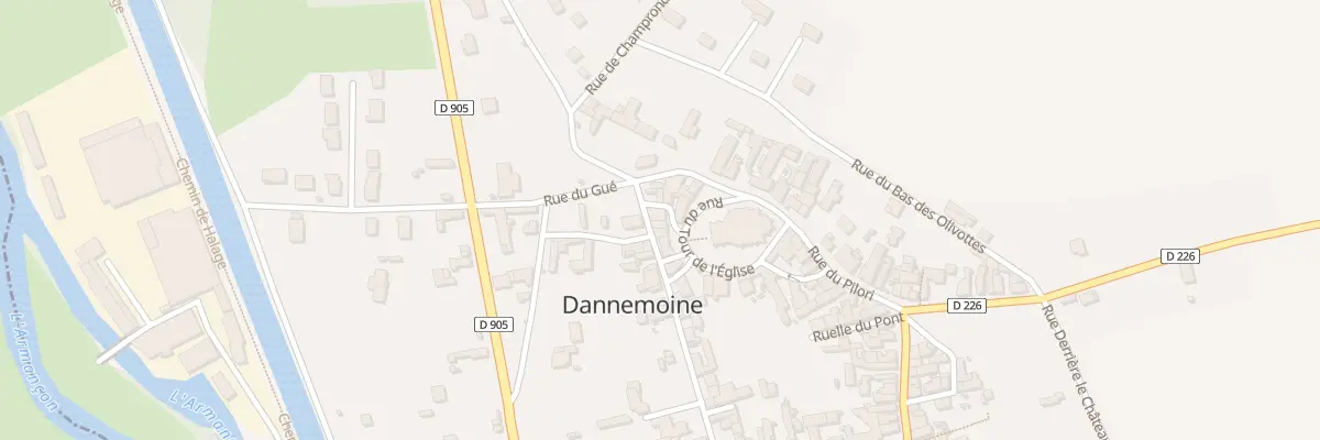 Plan du 6 Rué du Tour de l’Eglise à Dannemoine
