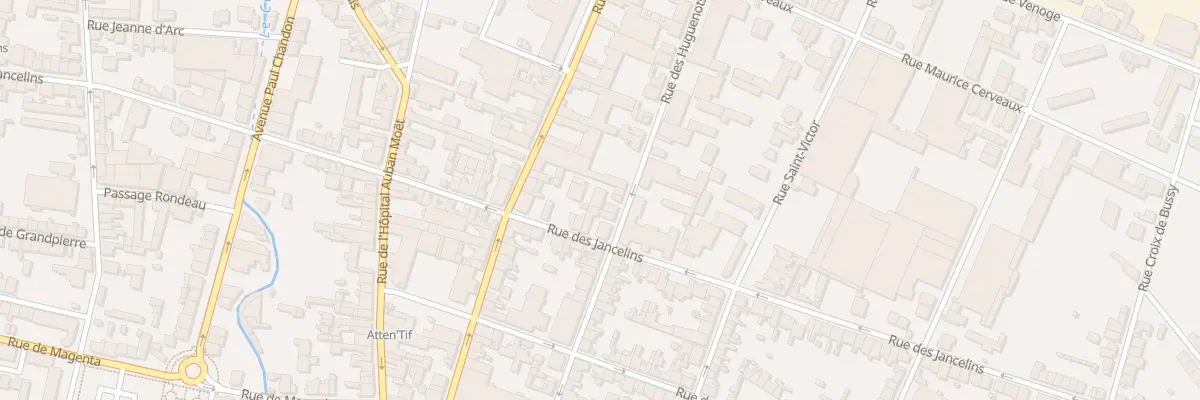 Plan du 20 Rue des Huguenots à Épernay