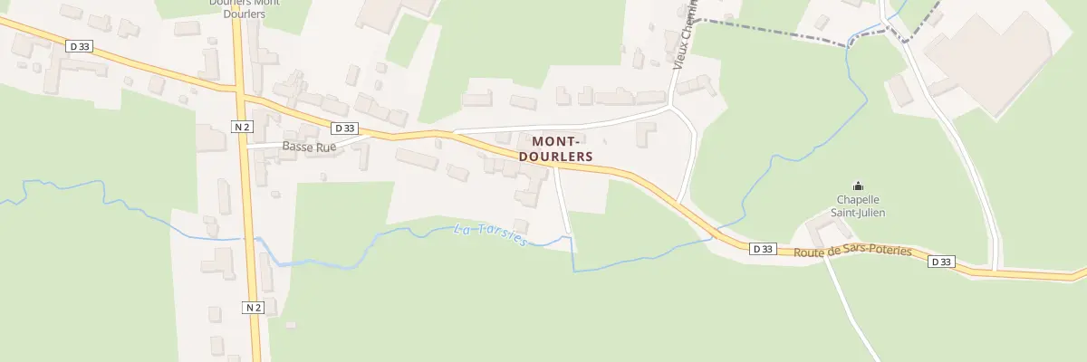 Plan du 22 Rte de Sars - Poteries à Dourlers