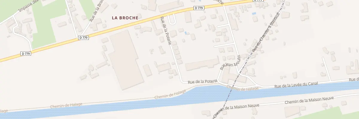Plan du 11 Rue de la Poterie à Molinet