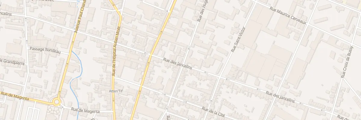Plan du 75 Rue des Jancelins à Épernay