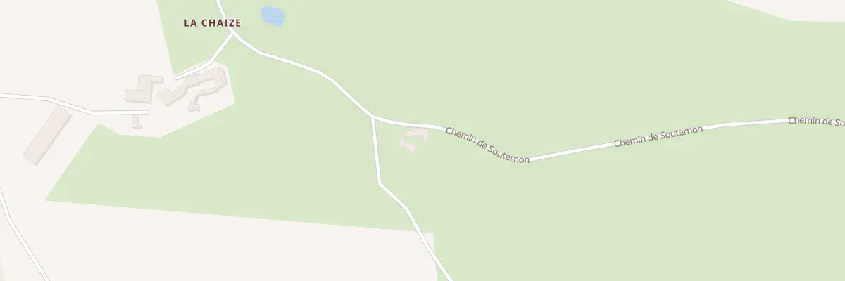 Plan du 728 Che de Souternon à Cremeaux