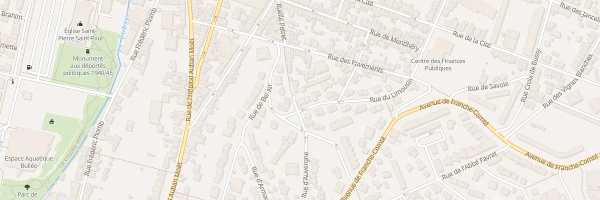Plan du 24 Rue du Limousin à Épernay