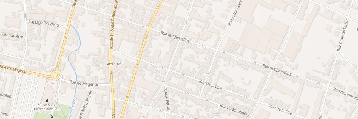 Plan du 23 Rue des Huguenots à Épernay