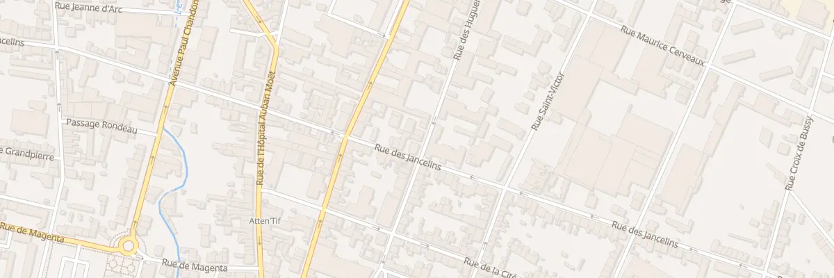 Plan du 22 Rue des Huguenots à Épernay