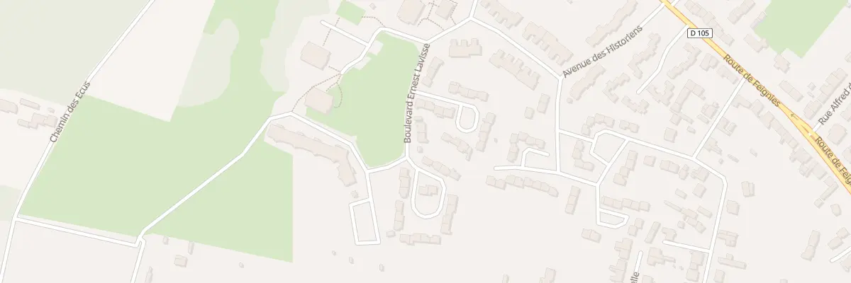 Plan du 30 Bd Ernest Lavisse à Maubeuge