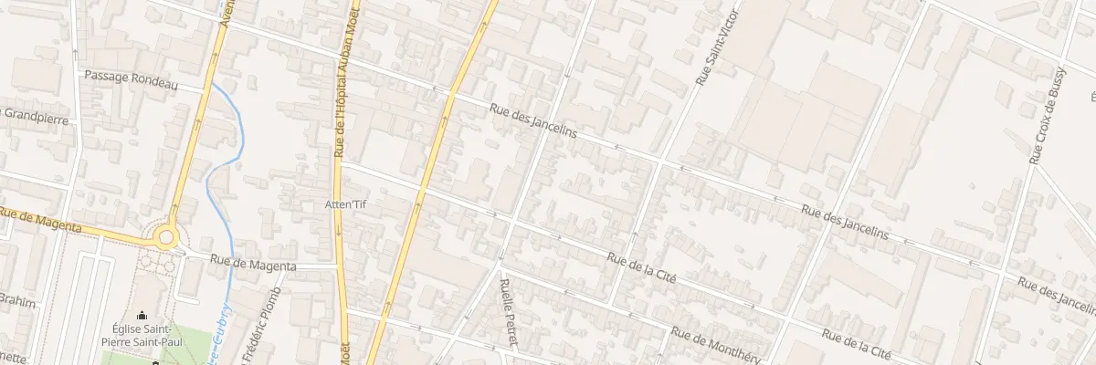 Plan du 21 Rue des Huguenots à Épernay