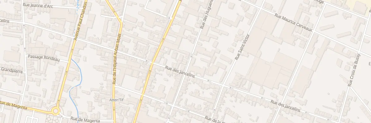 Plan du 20B Rue des Huguenots à Épernay