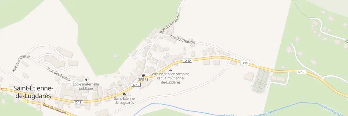 Plan du 5182 Le Village à Saint-Étienne-de-Lugdarès