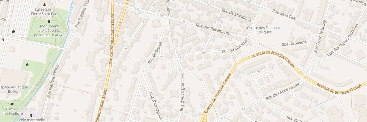 Plan du 23 Rue du Limousin à Épernay