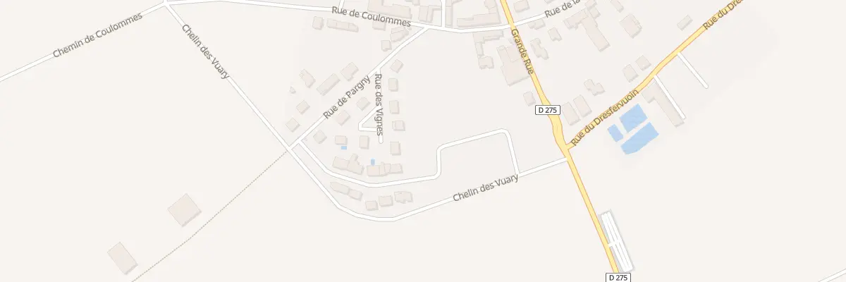 Plan du 11 Rue des Sarments à Ormes