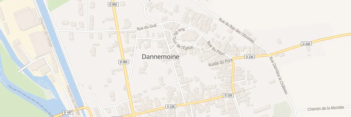 Plan du 14 Rue Triboulet à Dannemoine