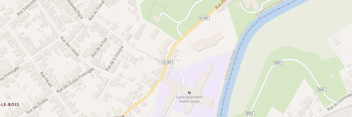 Plan du 111 Rue d’Hautmont à Maubeuge