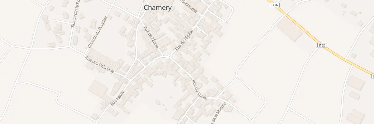 Plan du 3 Rue du Voisin à Chamery