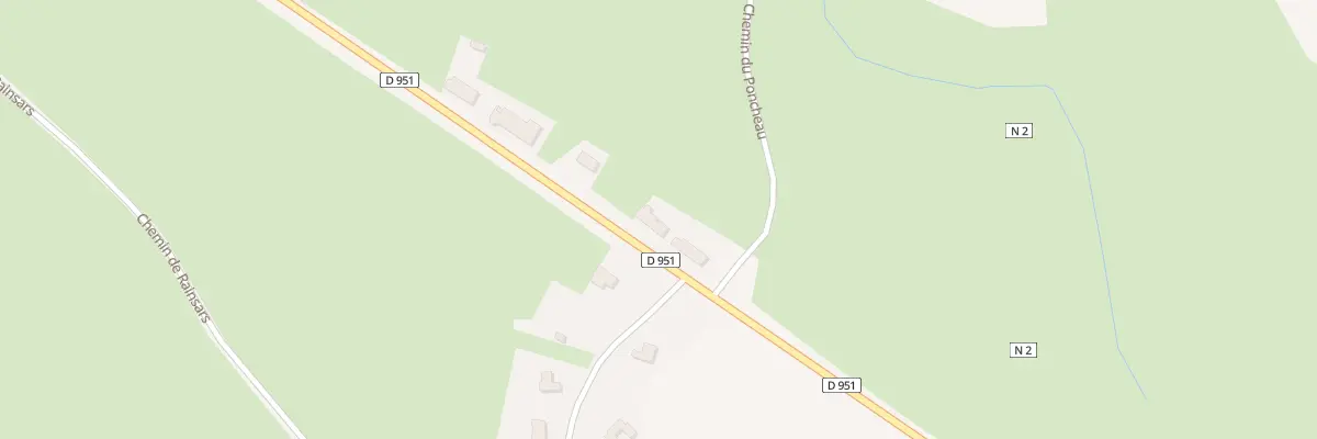 Plan du 8 Rte de Sains à Avesnelles