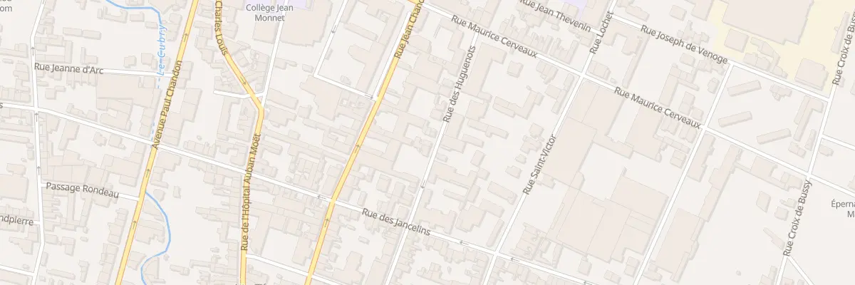 Plan du 12 Rue des Huguenots à Épernay