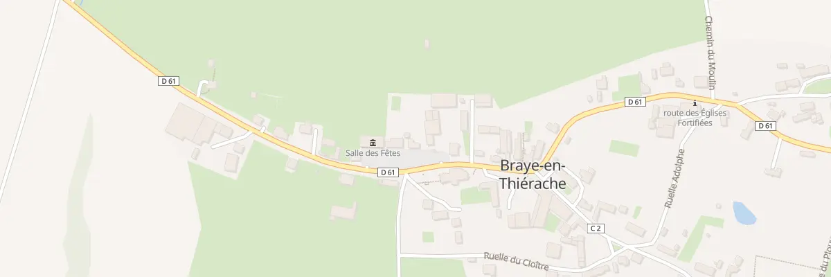 Plan du 13 Rue Principale à Braye-en-Thiérache