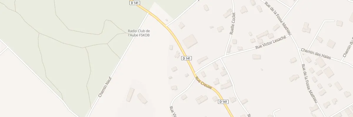 Plan du 19 Rue Creuse à Montgueux