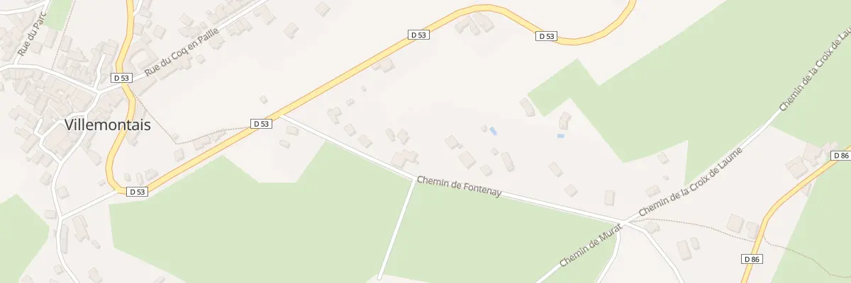 Plan du 155 Che de Fontenay à Villemontais