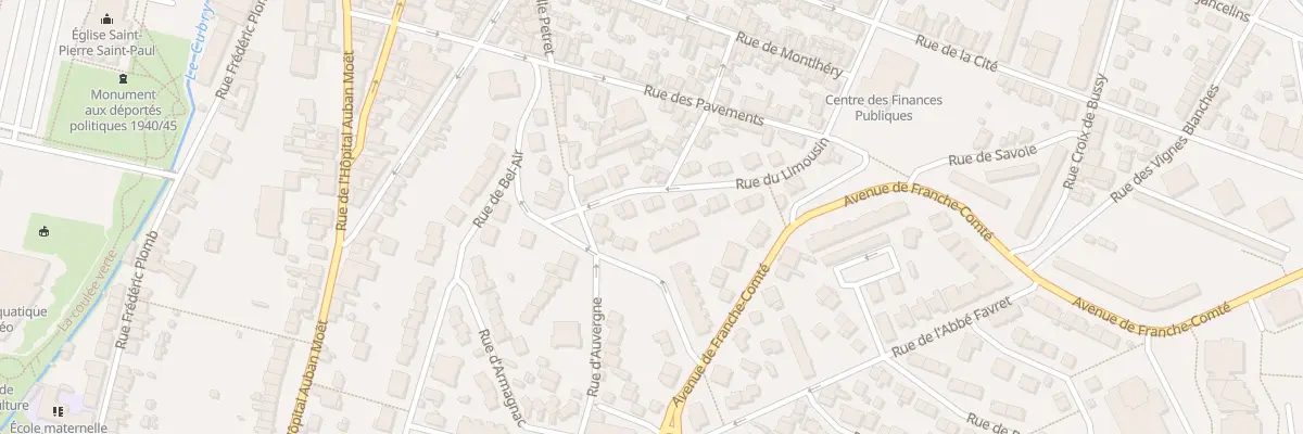 Plan du 17 Rue du Limousin à Épernay