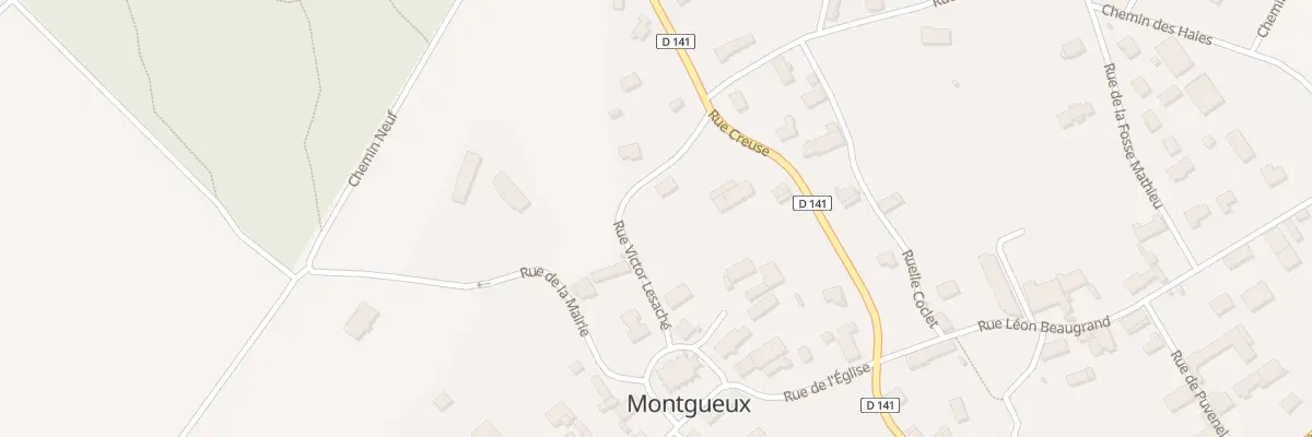 Plan du 6 Rue Victor Lesaché à Montgueux