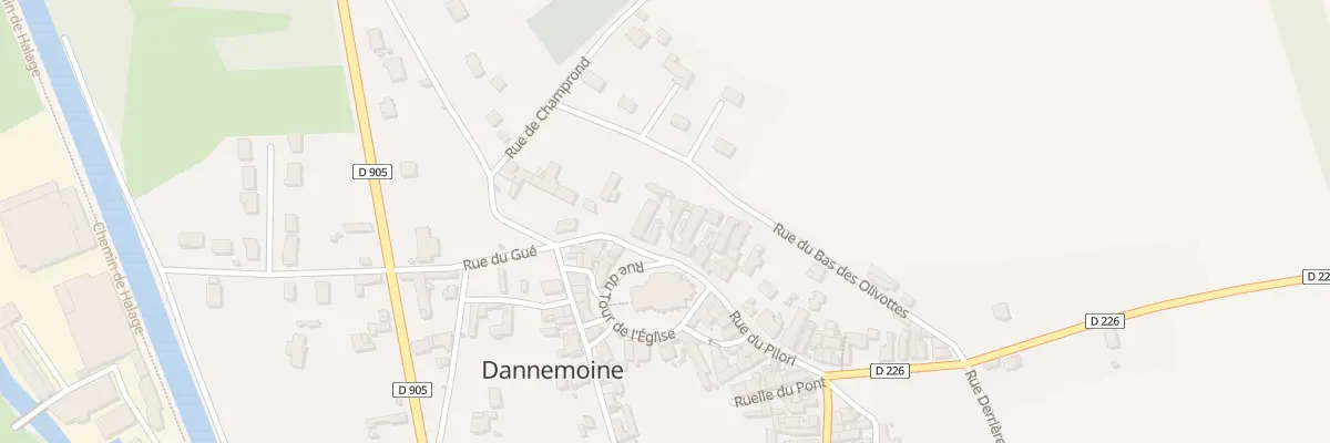 Plan du 7 Rue Monsieur à Dannemoine