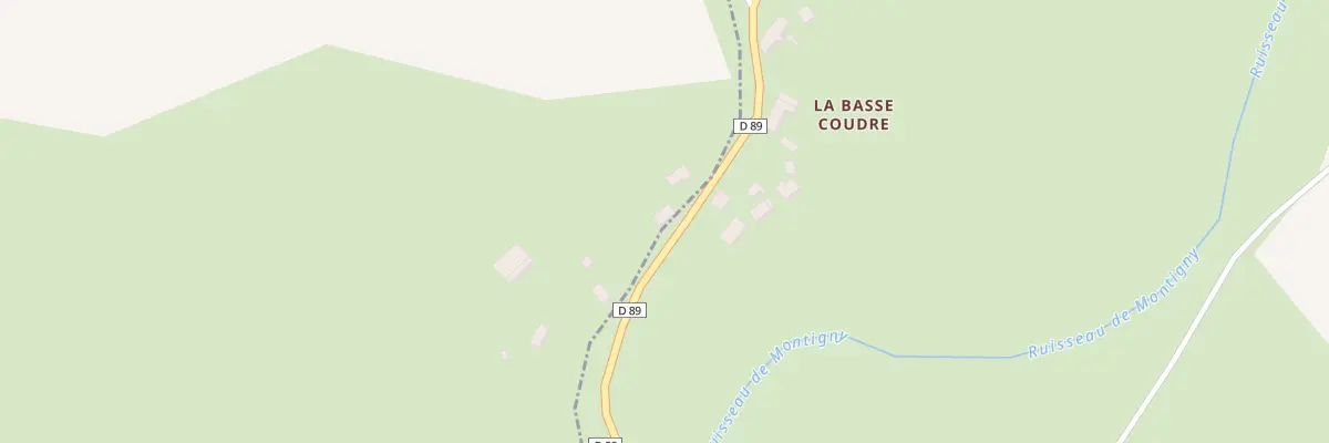 Plan du 324 Hameau de la Basse Coudre à Auxon