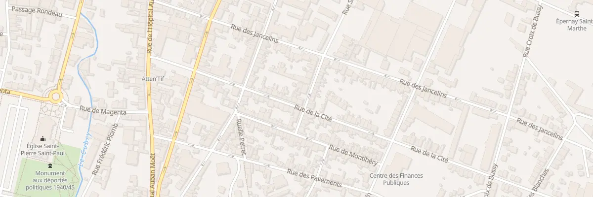 Plan du 19 Rue de la Cité à Épernay