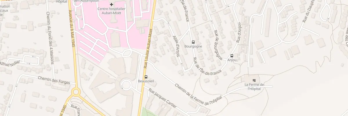 Plan du 20 All d’Artois à Épernay