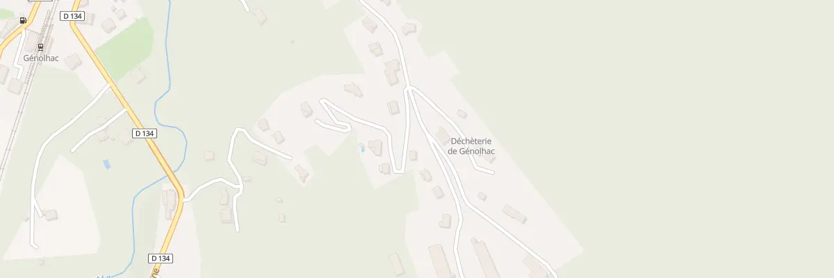 Plan du 804 Che de Bayarde à Génolhac