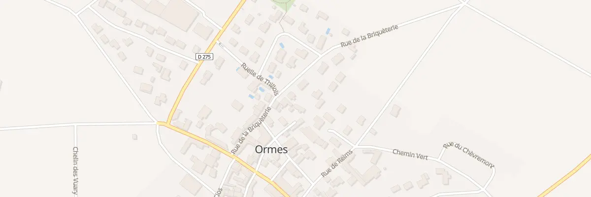 Plan du 12 Rue de la Briquèterie à Ormes