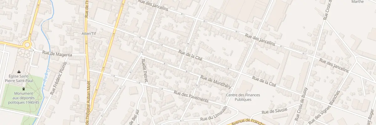 Plan du 31 Rue de Mulhouse à Épernay