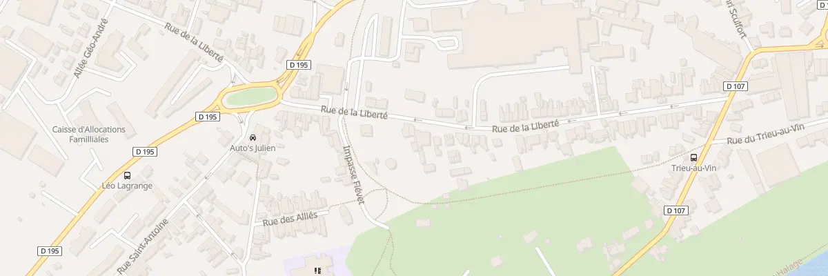 Plan du 59 Rue de la Liberté à Maubeuge